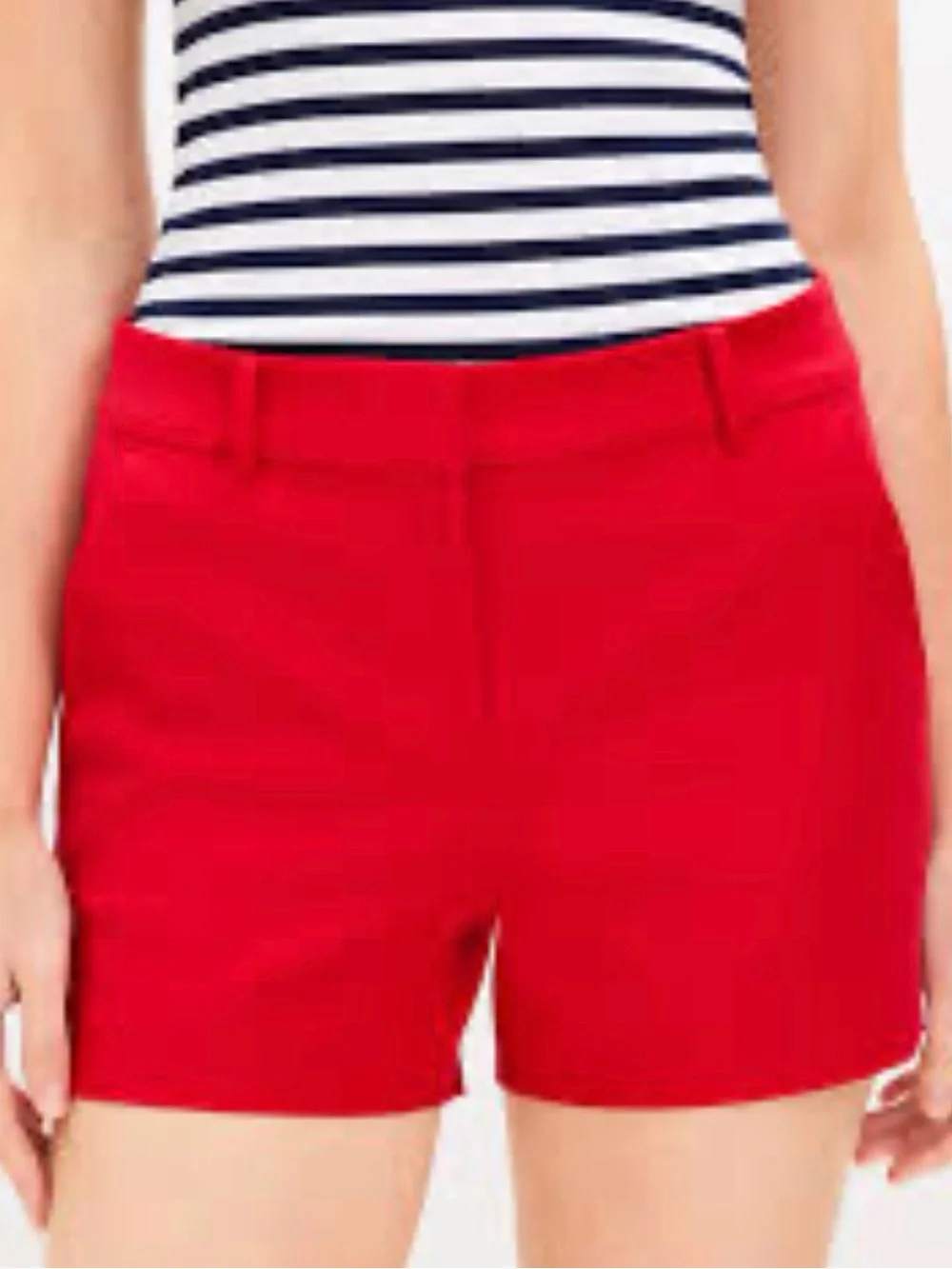 Loft Rivera Red Tailored Shorts | Women’s L  Chic